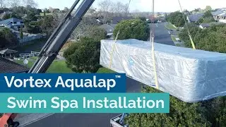 Vortex Aqualap&trade; swim spa installation - Start to finish