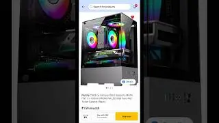 Plutofy CG05 by Century Star | Supports MATX  ITX | 5 120mm PREINSTALLED RGB Fans Mid Tower Cabinet