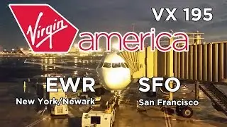 Trip Report: Virgin America Airbus A320 from Newark to San Francisco