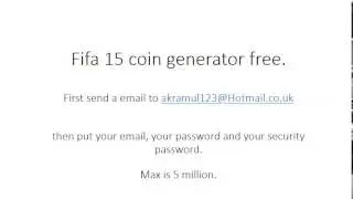 Fifa 15 coin generator free november 2014