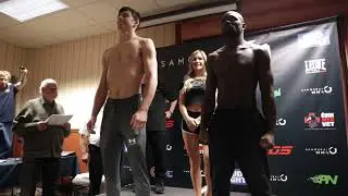 Samourai MMA 5 Pes&eacute;e: Antoine Chaput vs Eric Kayolo Faceoff