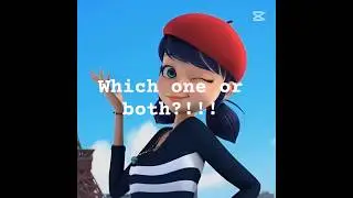 Which one!? or both! 🩷🙌 subscribe!!! #miraculous