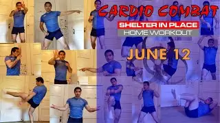 Cardio Combat Shelter-In-Place Workout Video June 12, 2020 (PAUL HOYOS)