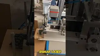 laser marking label machine | Auto feeding laser marking machine for metal labe #LaserMarkingLabel