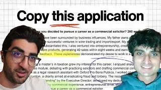 The blueprint for a successful law firm application (full breakdown)