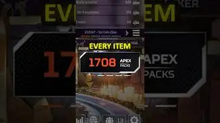 Opening an Apex Pack with Every Item Unlocked