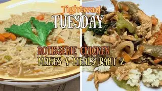 From ONE Chicken to FOUR Dinners | Budget Cooking Series