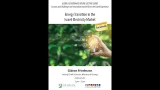 Global Conversation: Energy Transition in the Israeli Electricity market