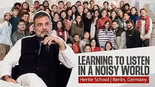 Rahul Gandhi | Learning to listen in a noisy world