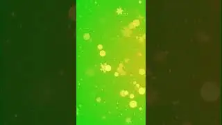 Golden Snowflake Animation | Christmas Green Screen Background ❄️🎄 #greenscreen  #shorts