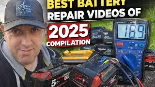 Milwaukee Dewalt Makita Battery repair compilation Best of 2025