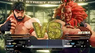 SF5 Champion Edition 🔥 Justfog Best (RYU) Vs Hang_D (Akuma) 🔥 Online Match's 03-25-2023