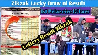 Zikzak Lucky Draw ni Result 17/01/2026
