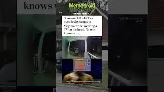 Mystery TV person leaves TVs on doorsteps in Virginia #tv #mystery #story #funny #memes #shorts