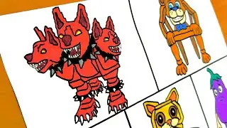 Drawing NEW ITALIAN BRAINROT ANIMALS: Cerberus, Ay Mi Gatito, Balls Balls Sahur