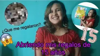 Abriendo mis regalos de 15 años🫶🏻❤ | Dulce Chaj