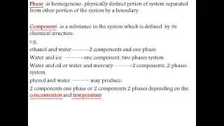 part1 / two components liquid system of phenol in water
