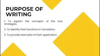 Translation strategies