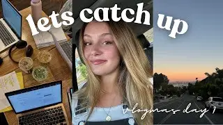 Давайте наверстаем упущенное! Vlogmas, день 1|| Новости из жизни, второй год обучения и безумные ...
