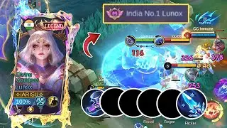 NEW META LUNOX 1 SHOT DMG BUILD 2025 ! 😱 ( BEST BUILD & EMBLEM ) BUILD TOP 1 GLOBAL LUNOX 2025