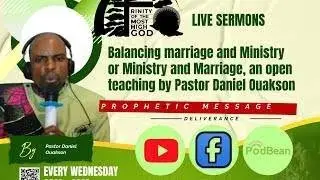 Balancing marriage and Ministry or Ministry and Marriage and fortification prayers