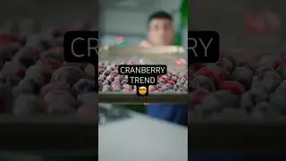 Food trend 🍒 Sugar Cranberries MUST TRY #veganrecipes #foodtrend #cranberries #vegan #candy #fruit