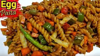 Egg Pasta Recipe in Bengali / ডিম দিয়ে স্পাইসি পাস্তা রান্না / Home Made Spicy Egg Vegetable Pasta 