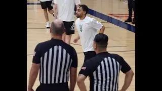 Ricky Bell 3rd RB3 HL 14 pts, 4 reb, 1 ast, 1 Charge HighLine College vs Clackamas College 11292022
