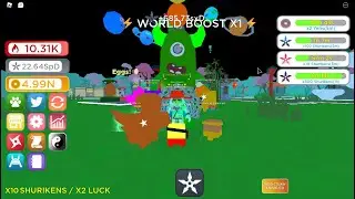 ОБНОВА В [🔥FREE OP PET] ⚡ Ninja Clicker Simulator ЗАХОДИ СКОРЕЕ