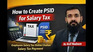 How to Create PSID for Salary Tax | Employees Salary Tax online Challan | Salary Tax Payment #fbr