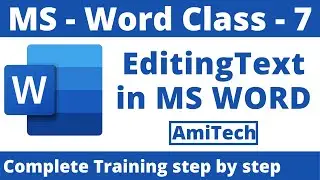 MS Word for beginners in Bangla | How to Text Editing in MS Word in Bangla | Class-7