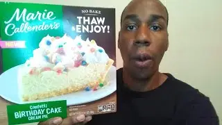 New Marie Callender's Confetti Birthday Cake Cream Pie