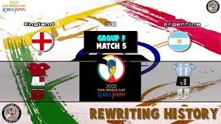 FIFA World Cup 2002 | England vs Argentina |  Rewriting History | Match 43