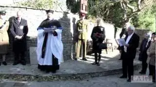 Langton Matravers Auxiliary Unit Memorial Plaque Presentation. Oct 2012