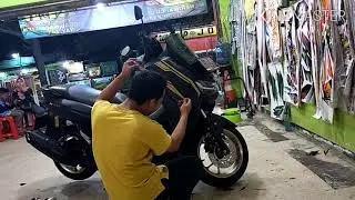 Cara pasang cutting sticker New Nmax 10menit Libas