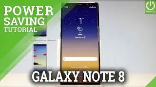 Turn On / Off Power Saving Mode in SAMSUNG Galaxy Note8 - Battery Saver