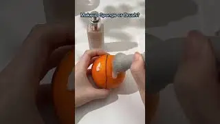 #DOCOLOR simulating human face pores test- Do you prefer the makeup sponge or brush?🧐