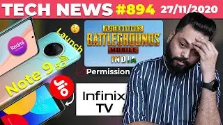 PUBG Mobile No Permission?, Redmi Note 9 5G India Launch,Jio Smartphones,Infinix X1 Smart TV-#TTN894