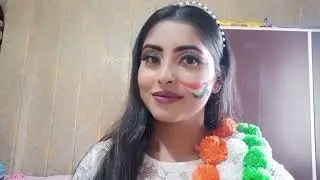 Independence Day Makeup Look || Indian Flag Inspired Makeup || Tri Colour Eye Makeup ||....