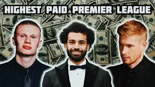 Top10 Highest Paid Premier League Players per week💰🤯