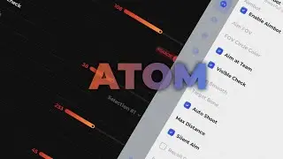 🚀 IMGUI CHEAT MENU ATOM | Modern C++ Interface | Smooth DX11 Animations