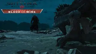 Witcher 3 - Alpha Garkain Boss Fight/No Damage/No Signs/No Potions/No Bombs (Death March Difficulty)