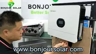 كيفية إعداد اتصال BMS لـ Growatt SPF6000 باستخدام بطارية الليثيوم BONJOUR SOLAR
