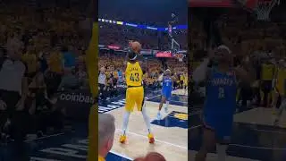 crazy atmosphere 😱#pacers#3pointshot
