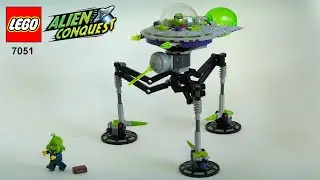 LEGO ALIEN CONQUEST - Tripod Invader (7051 Speed Build Instructions)