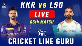 KKR vs LSG FAST LIVE Match | KKR vs LSG Live Score | Hindi Commentary | IPL Live Match