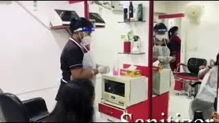Whatsapp Status   Covid safety in Beauty Parlour