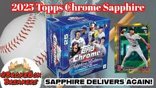 This Box Was STACKED!! 🔥💰  2025 Topps Chrome Sapphire Edition ⚾️ Baseball MLB - review