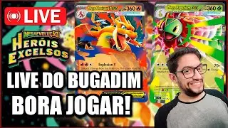 LIVE BUGADA - BORA TESTAR NOVOS DECKS MEGA MEGANIUM E MEGA CHARIZARD Y -  POK&Eacute;MON TCG LIVE