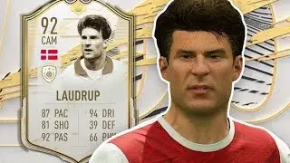 FIFA 21 | Michael Laudrup 92 Prime icon moments player review | FIFA 21 ultimate team